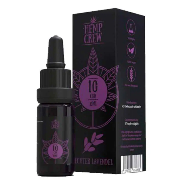 Hemp Crew Echter Lavendel 10% CBD Öl