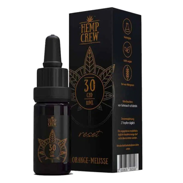 hemp-crew-reset-orange-melisse-cbd-oel-30-10ml Hemp Crew RESET - Orange-Melisse 30% CBD Öl
